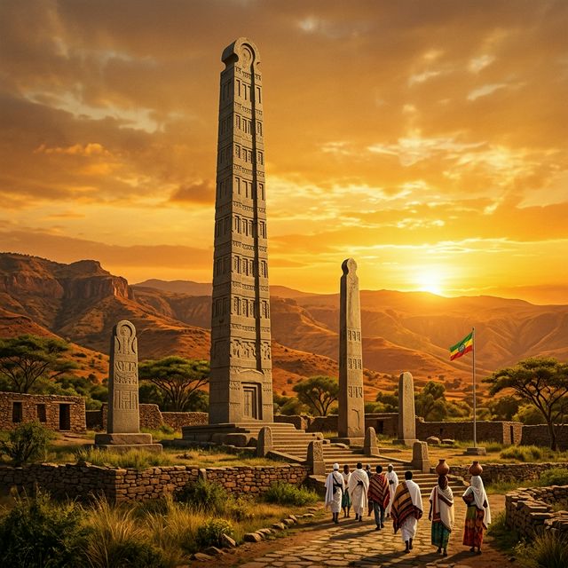 Ancient Obelisks of Axum, Ethiopia