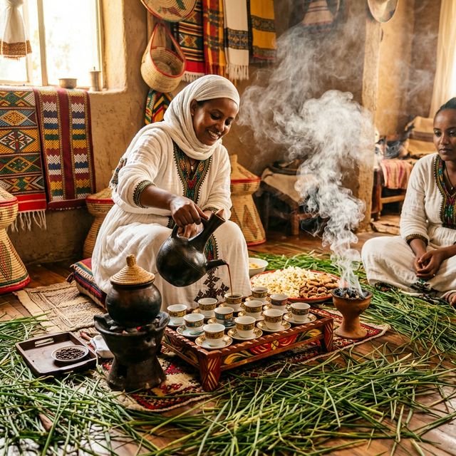 Ethiopian Coffee Ceremony